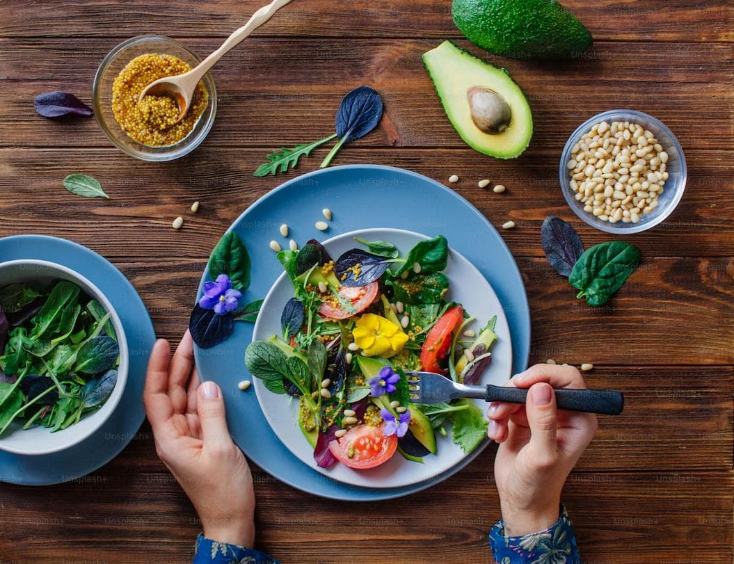 Scientific research setting with nutritional study documentation
