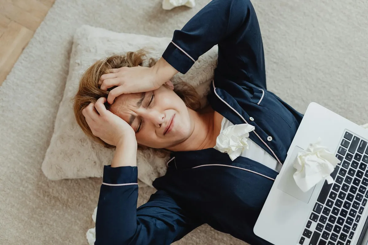Cynicism or detachment from work/life — health symptom