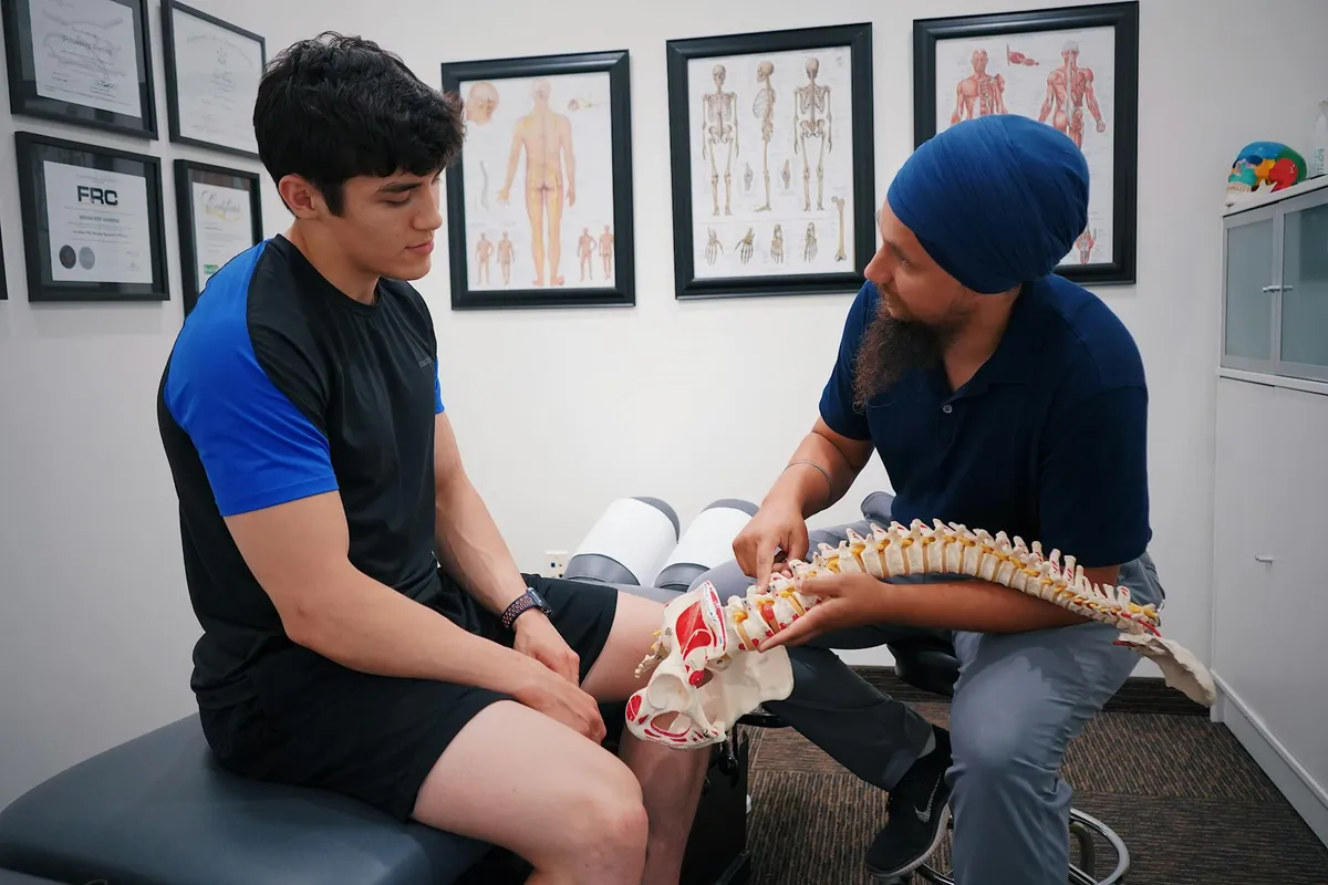 Limited Spinal Mobility — health symptom